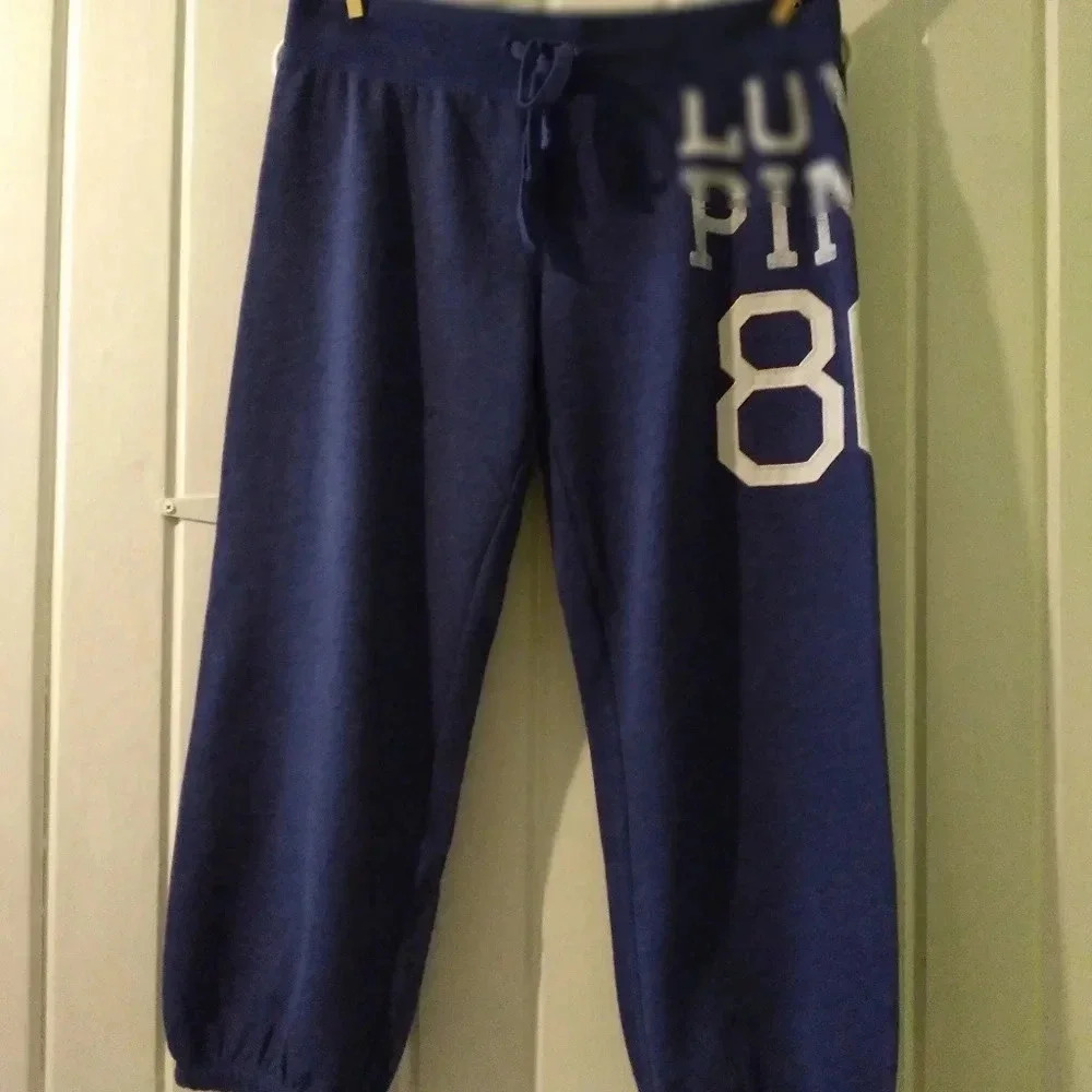 VS PINK y2k cropped joggers X-small NWOT